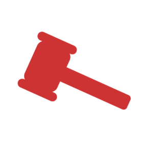 Gavel icon for the Criminal Justice program